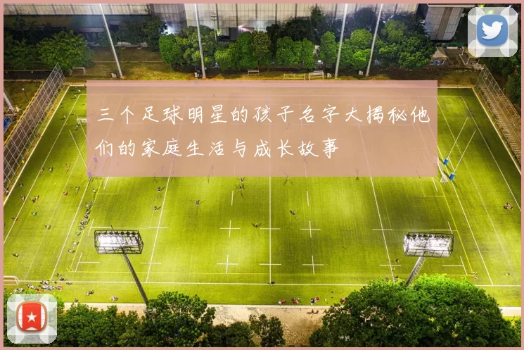 三个足球明星的孩子名字大揭秘他们的家庭生活与成长故事